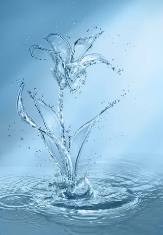 唯美水珠背景图高清