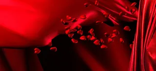 珠宝创意大气红色丝绸淘宝海报背景高清