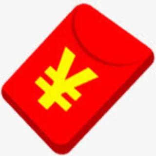 红色红包卡通钱符号效果免抠