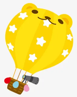 热气球熊免抠