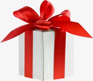 情人节丝带礼盒免抠