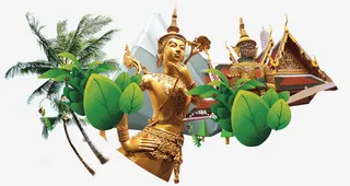 东南亚风光免抠