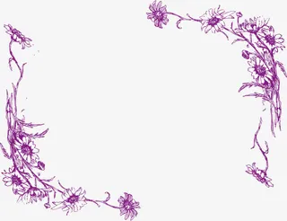 矢量复古花纹免抠