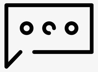 演讲气球speech-bubbles-line-craft-免抠