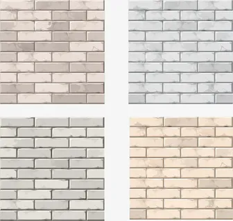 浅色砖墙图片矢量素材免抠