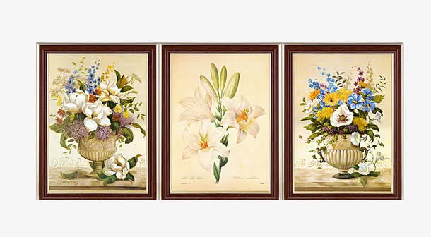 三联油画图片免抠