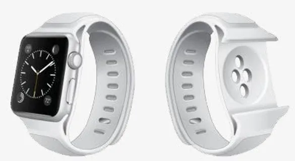 白色苹果手表免抠