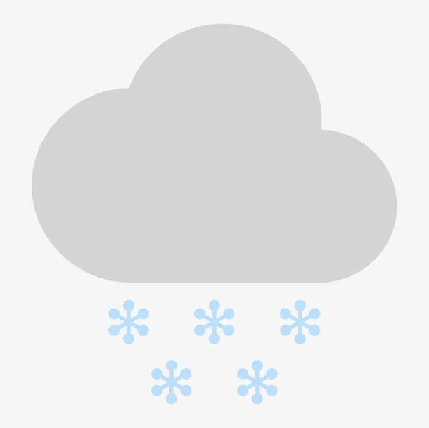 有雪降临免抠