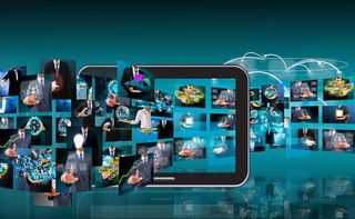 平板电脑与相片免抠