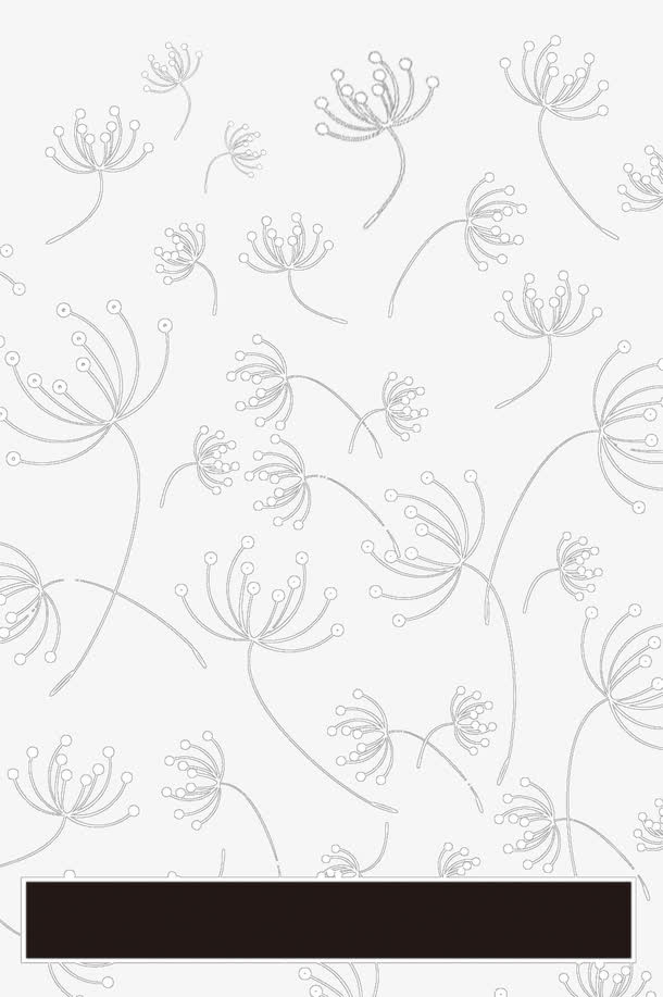 蒲公英底纹免抠