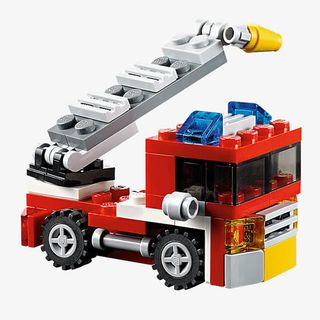 乐高迷你消防车玩具免抠