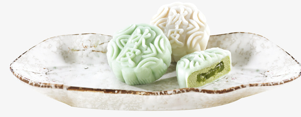 中秋节冰皮酥皮月饼免抠