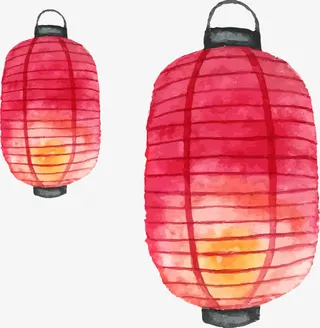 中国风灯笼免抠