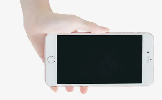 手拿苹果手机免扣免抠