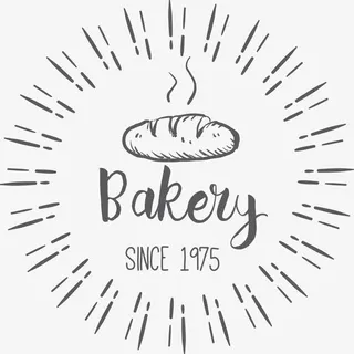 手绘简约冒烟的面包免抠