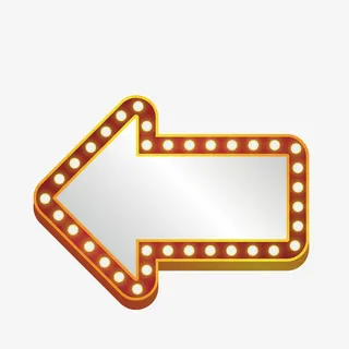 矢量图案素材霓虹灯灯管免抠