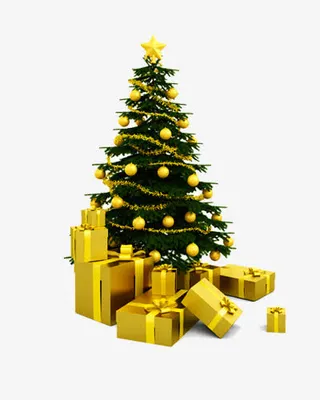 圣诞树 礼物素材免抠