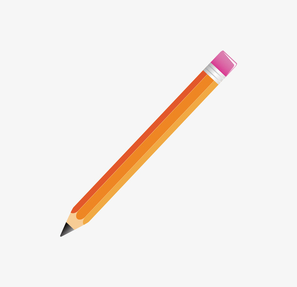 一支四十五度的铅笔免抠
