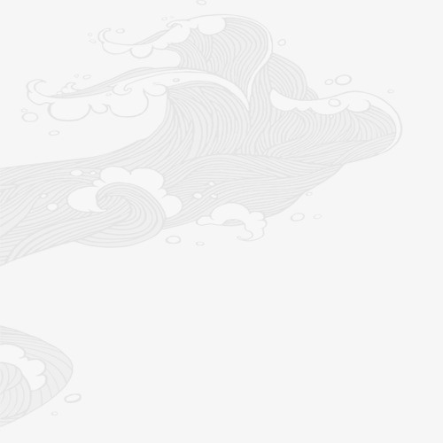 海浪，线条，手绘，装饰免抠