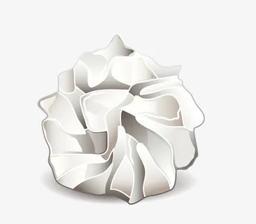 手绘精美垃圾图标白色纸团子免抠