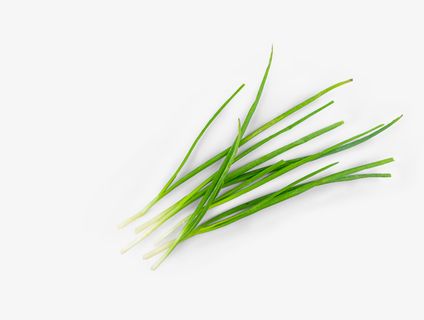 卡通手绘绿色的小葱免抠