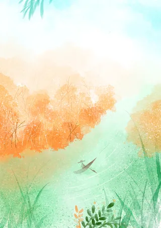 春天自然环境海报背景高清