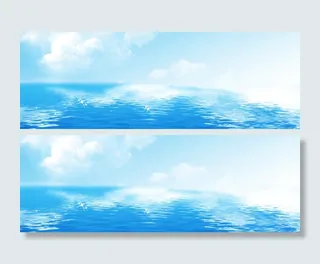 海洋广告背景高清