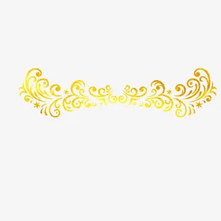 圣诞节烫金装饰花纹免抠图免抠