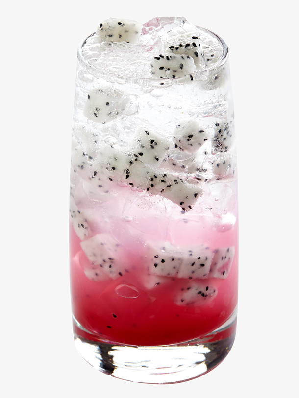 火龙果气泡的实物免抠