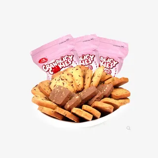 卜珂美国蔓越莓曲奇黄油饼干免抠