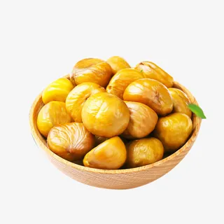 一碟板栗设计素材免抠