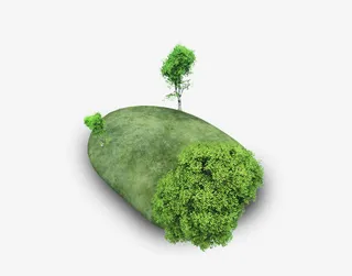 微缩景观树免抠