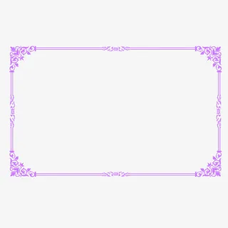 边框花纹边框线型边框装饰元素免抠