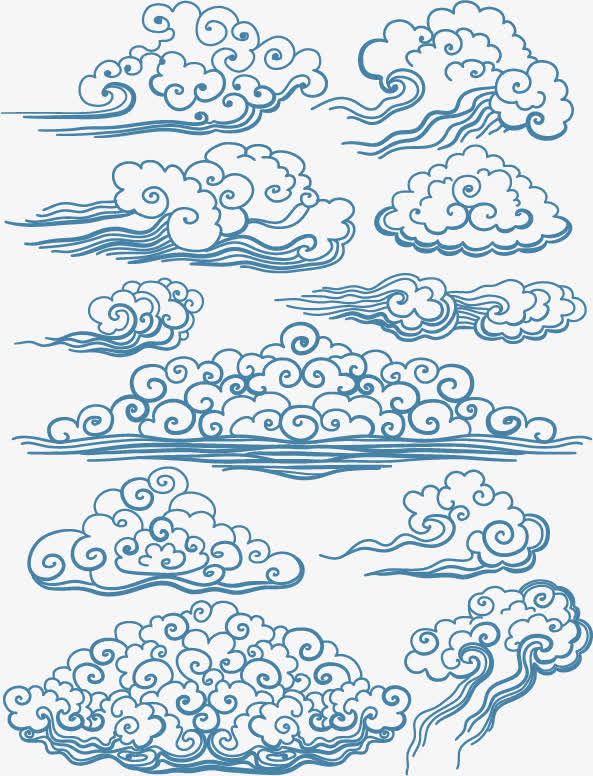 矢量图 云纹免抠
