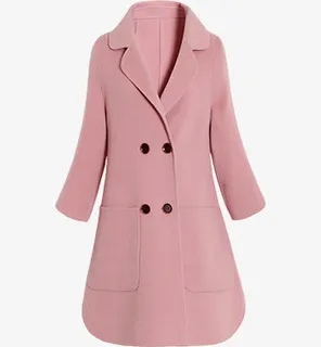 双面羊绒3D立体挂拍图免抠