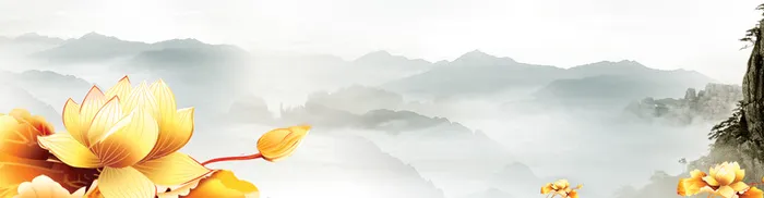 中国风背景促销banner高清