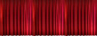 红色幕布背景开幕
