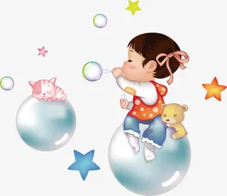 卡通儿童素材免抠