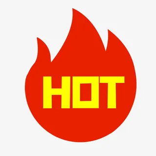 电商HOT火焰标签免抠