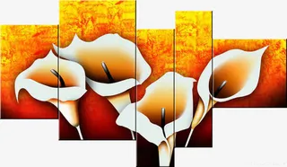 花卉油画图片免抠