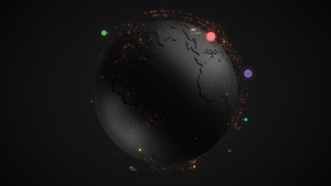 黑色炫酷宇宙创意免抠