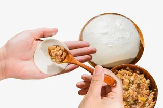 冬至包饺子食材元素免抠