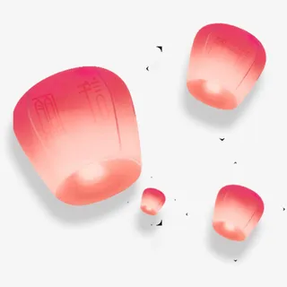 红色中国风漂浮灯笼免抠