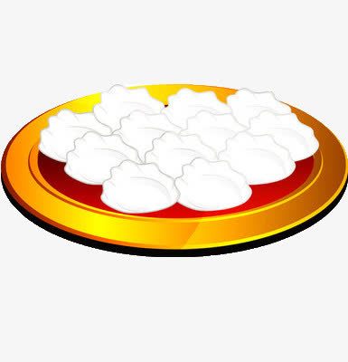 卡通饺子免抠