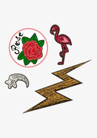 手绘火烈鸟免抠