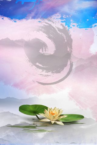 廉洁荷花反腐倡廉海报背景素材高清