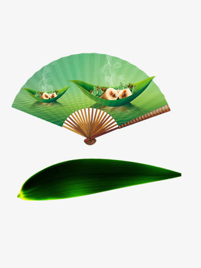 棕叶扇子免抠