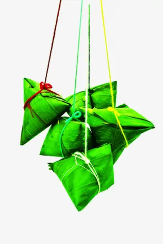 吊起来的粽子一堆粽子端午节免抠