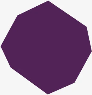 紫色不规则七边形免抠