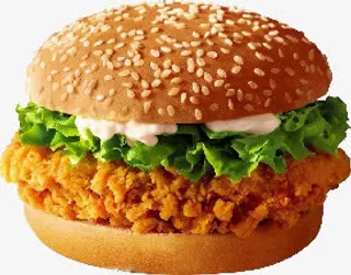 香脆鸡腿汉堡免抠